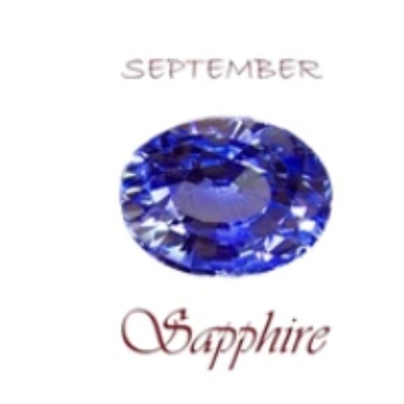 AVON VTG Gold-Tone Teddy Bear Lapel Pin with Heart-Shaped Birthstone (September) - Picture 9 of 9